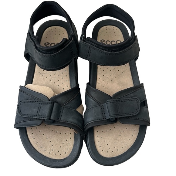 ECCO MENS SANDALS LEATHER RUBBER SOLE NEW SIZE 47 US 13-13 1/2